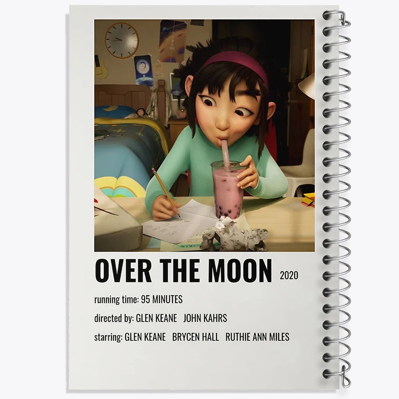 دفتر نقاشی 50 برگ خندالو طرح روی ماه (Over the Moon) کد F13273