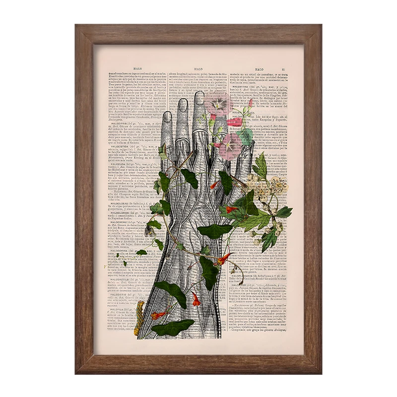 تابلو خندالو طرح آناتومی دست (Hand Anatomy) کد F14039