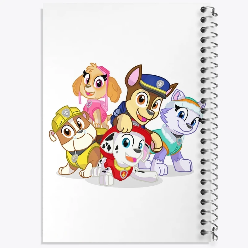 دفتر طراحی 50 برگ خندالو طرح سگ های نگهبان کد F2121