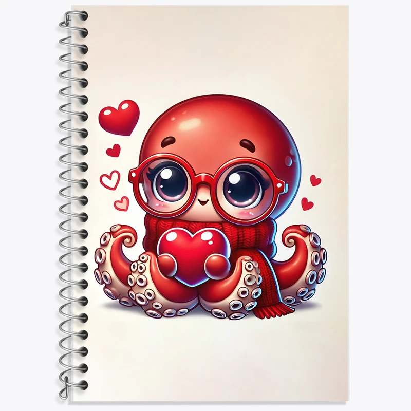 دفتر نت موسیقی 50 برگ خندالو طرح هشت پا بامزه کد F11726