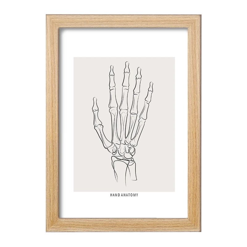 تابلو خندالو طرح آناتومی دست (Hand Anatomy) کد F13919