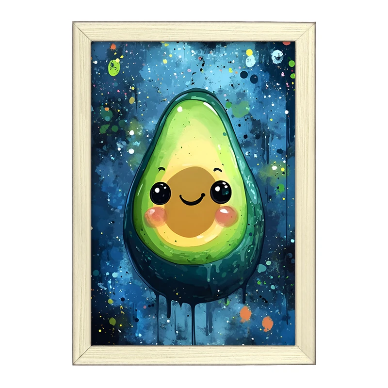 تابلو خندالو طرح آووکادو بامزه کد F9844