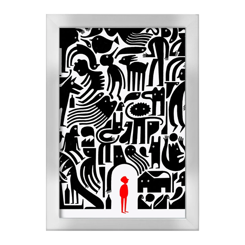 تابلو خندالو طرح فانتزی کد F175