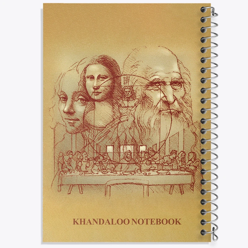 دفتر مشق 100 برگ خندالو طرح هنر (Art) کد N8035