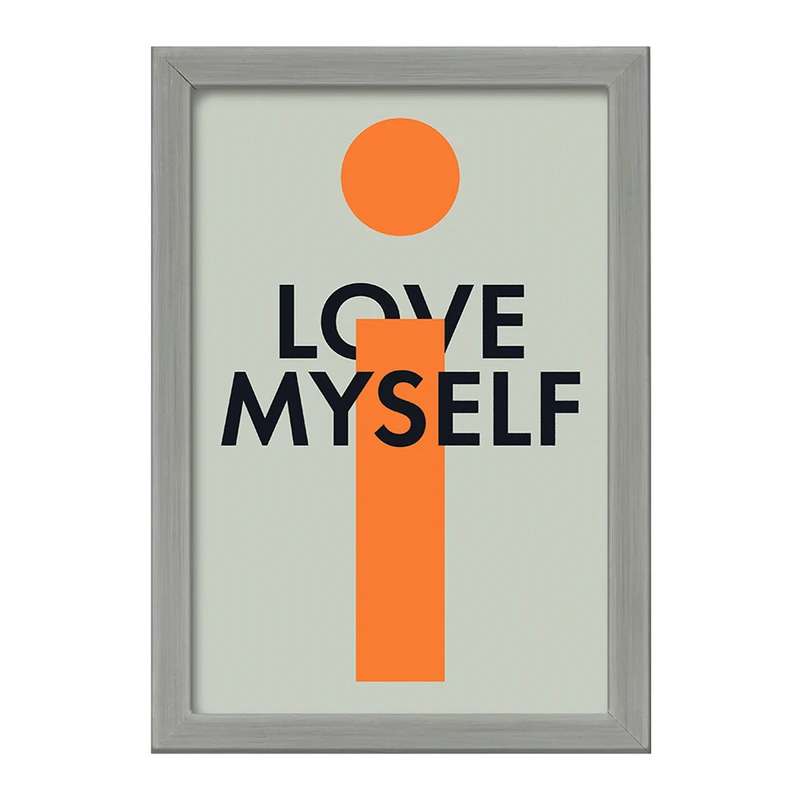 تابلو خندالو طرح Love My Self کد F10782