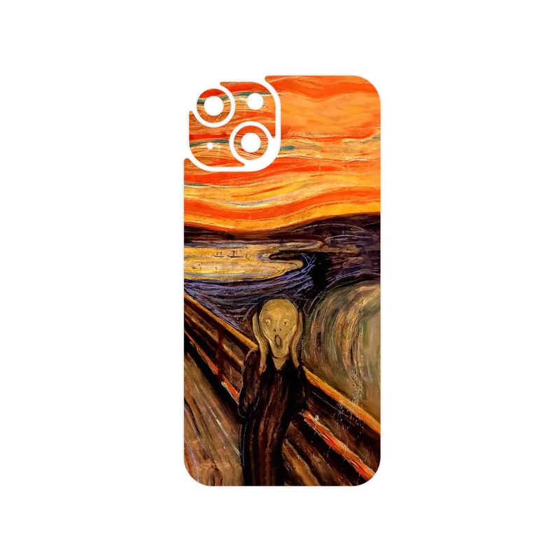 برچسب پوششی ماهوت مدل The Scream of Munch مناسب برای گوشی موبایل اپل iPhone 14
