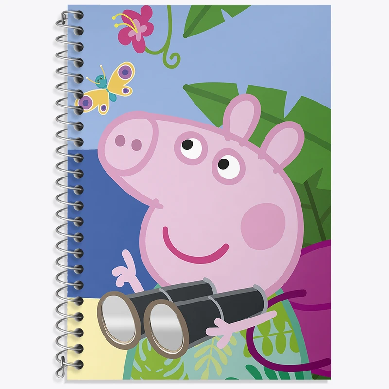 دفتر زبان 50 برگ خندالو طرح انیمیشن پپا پیگ (Peppa Pig) کد N9264