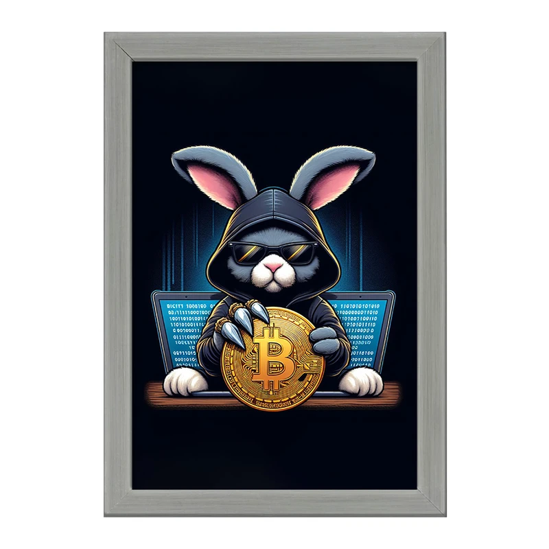 تابلو خندالو طرح بیت کوین (Bitcoin) کد F1643