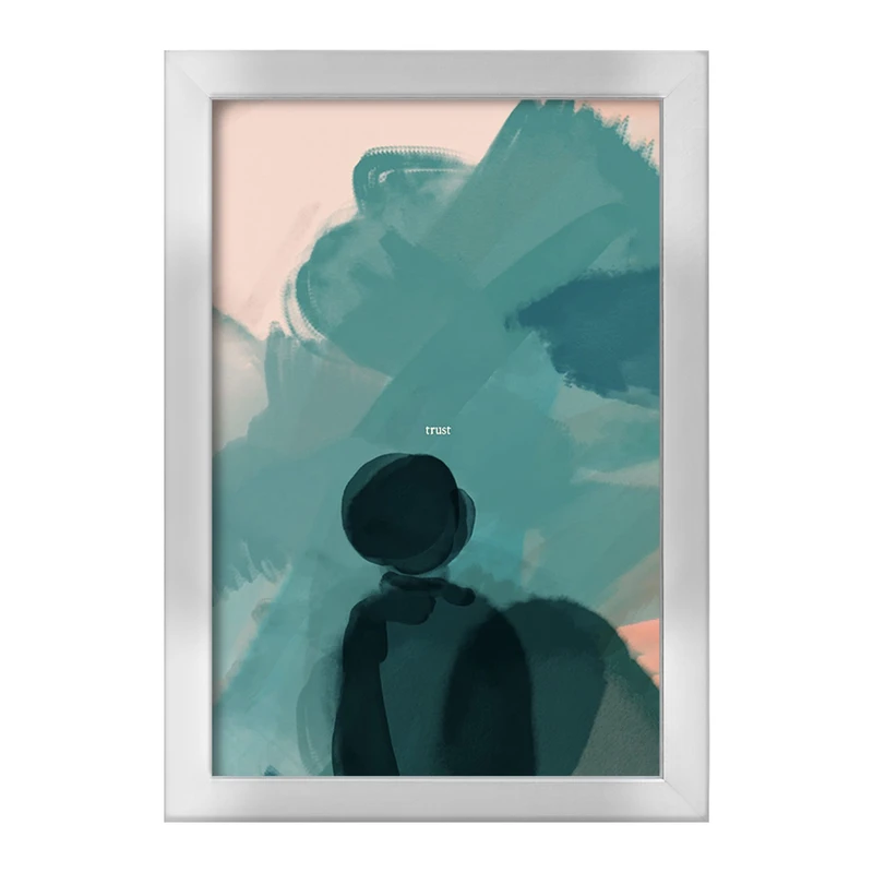 تابلو خندالو طرح دکوراتیو (decorative) کد F1734