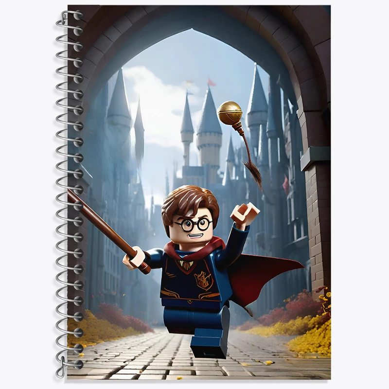 دفتر نت موسیقی 50 برگ خندالو طرح لگو هری پاتر (Harry Potter Lego) کد N8349