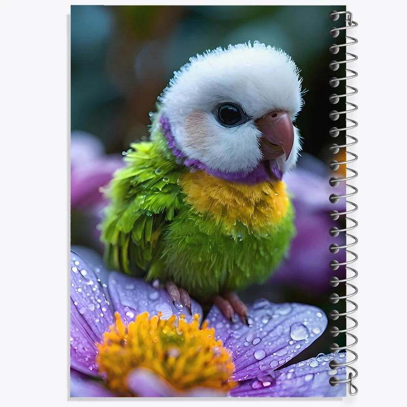 دفتر لیست خرید 50 برگ خندالو طرح مرغ عشق کد F8522