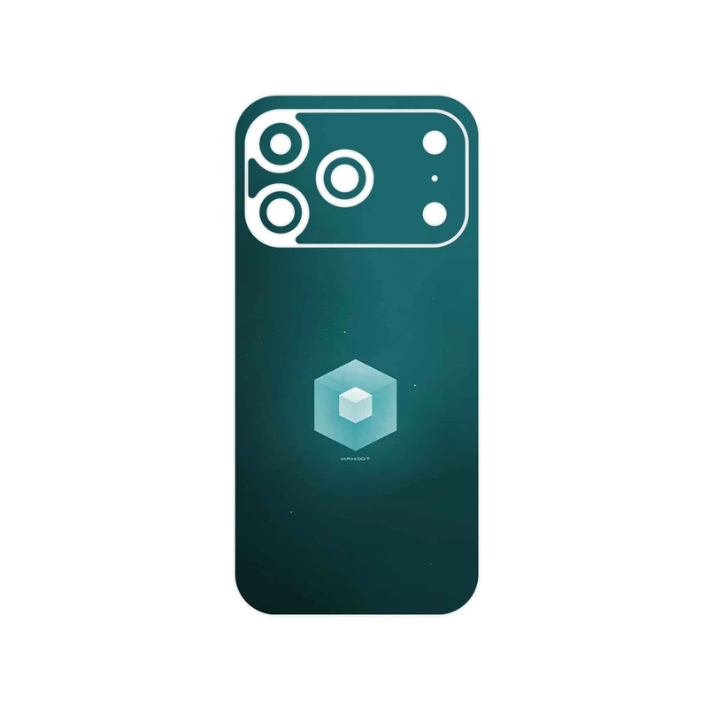 برچسب پوششی ماهوت مدل Minimal Cube icon مناسب برای گوشی موبایل اپل iPhone 17 Pro