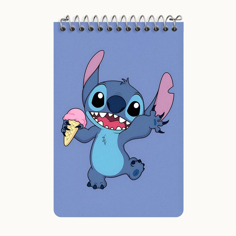 دفتر یادداشت 50 برگ خندالو طرح استیچ کد F3327