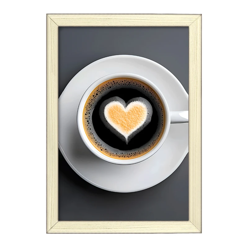 تابلو خندالو طرح فنجان قهوه کد F12881