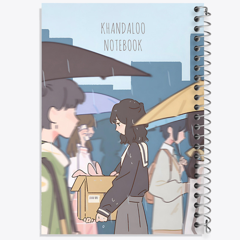 دفتر نقاشی 50 برگ خندالو طرح دخترانه فانتزی کد N9129