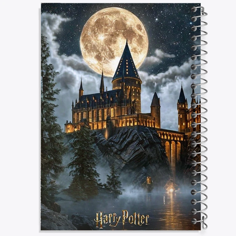 دفتر نقاشی 50 برگ خندالو طرح هاگوارتز هری پاتر (Harry Potter) کد F8825