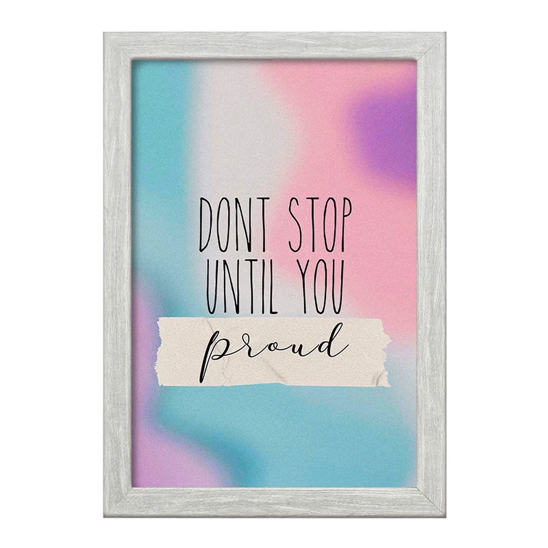 تابلو خندالو طرح Don’t Stop Until You Psoud کد F11504