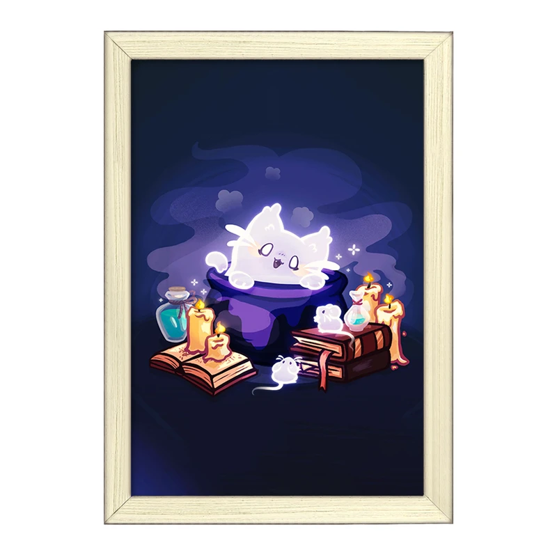 تابلو خندالو طرح موش و گربه حیوانات بامزه  کد 21042