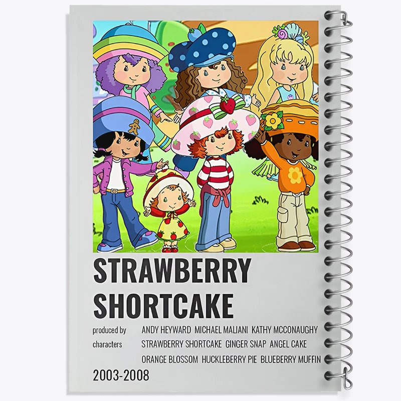 دفتر مشق 50 برگ خندالو طرح Strawberry Shortcake's Berry Bitty Advent کد F14218
