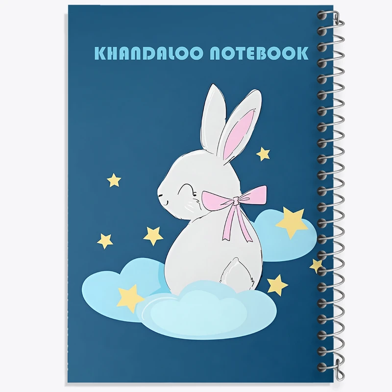 دفتر مشق 100 برگ خندالو طرح خرگوش کیوت کد N6201