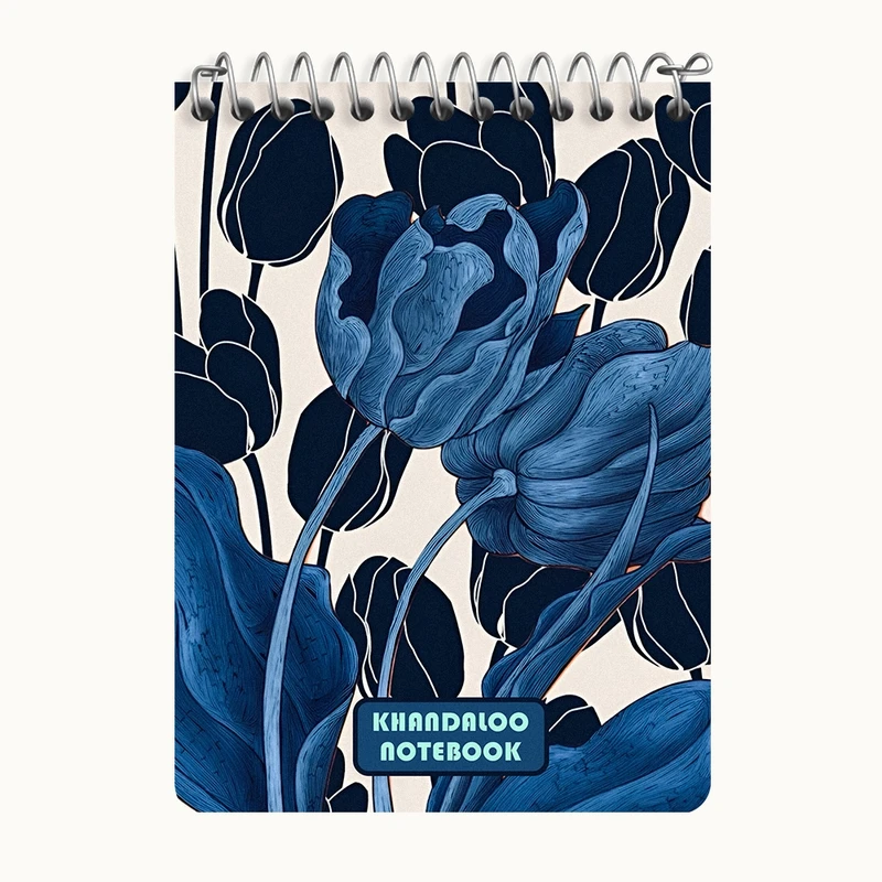 دفتر یادداشت 50 برگ خندالو طرح گل کد N6105