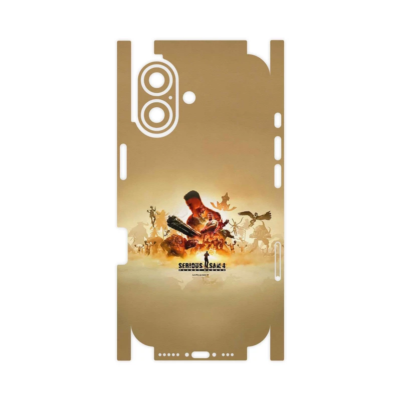 برچسب پوششی ماهوت مدل Serious Sam Game Series-FullSkin مناسب برای گوشی موبایل اپل iPhone 17