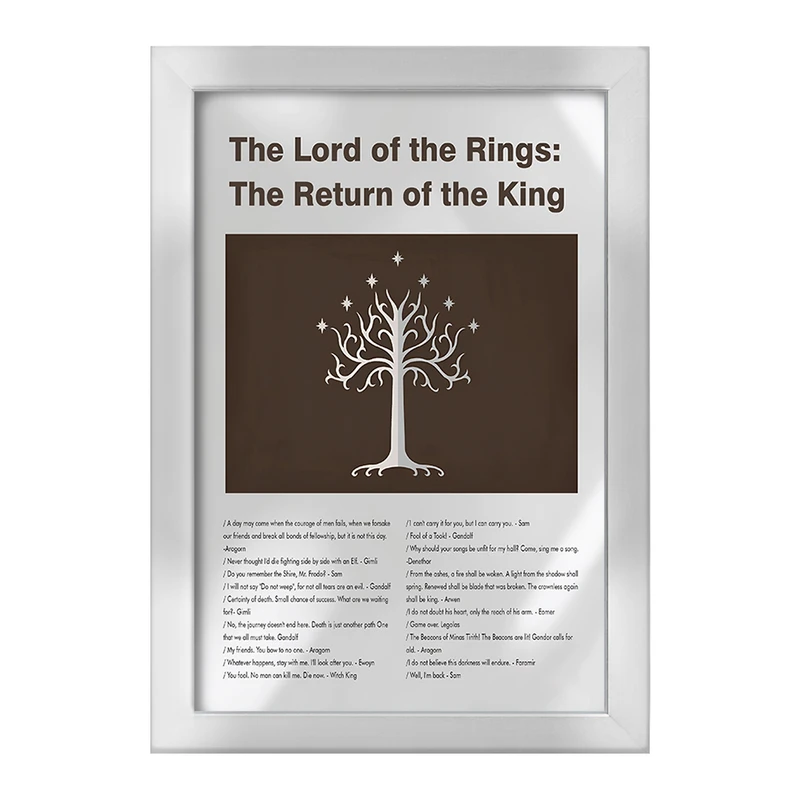 تابلو خندالو طرح ارباب حلقه ها (The Lord of the Rings) کد F13834