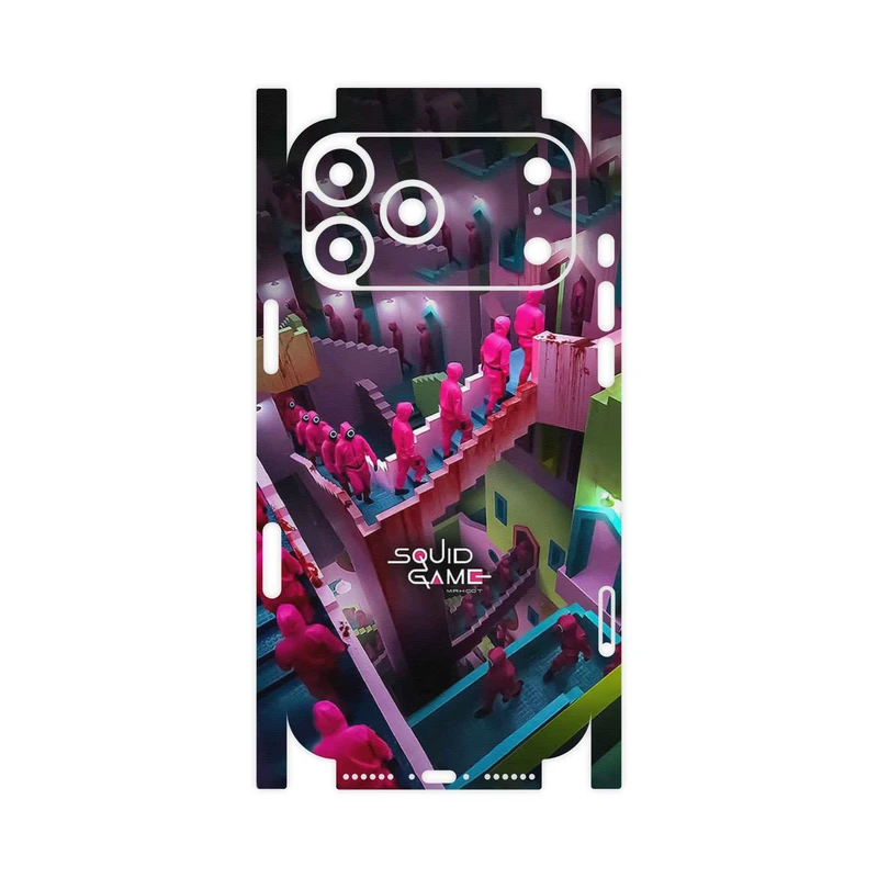 برچسب پوششی ماهوت مدل Squid Game-FullSkin مناسب برای گوشی موبایل اپل iPhone 17 Pro Max