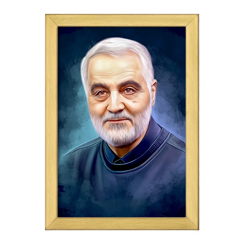 تابلو خندالو طرح سردار قاسم سلیمانی  کد 12603
