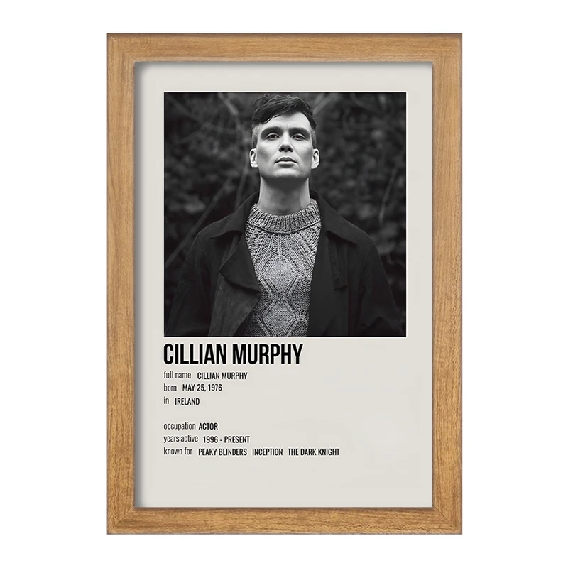تابلو خندالو طرح کیلین مورفی (Cillian Murphy) کد F13377