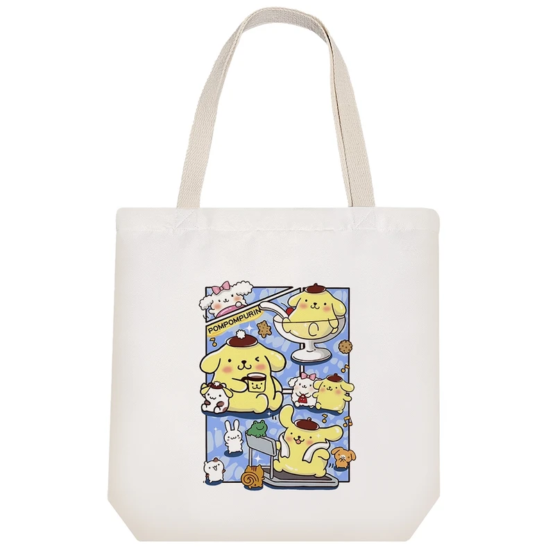 ساک خرید خندالو مدل پوم پوم پورین (Pompompurin) کد H2301