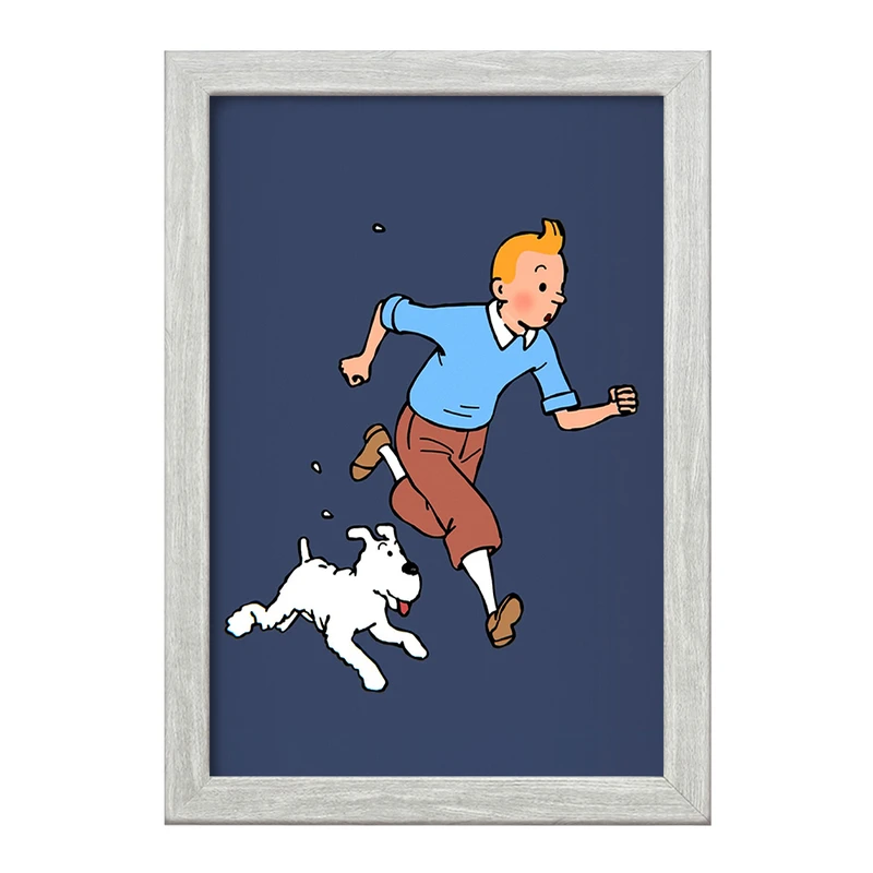 تابلو خندالو طرح تن تن (Tintin) کد F964