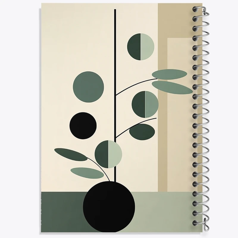 دفتر طراحی 50 برگ خندالو طرح دکوراتیو (decorative) کد F1882