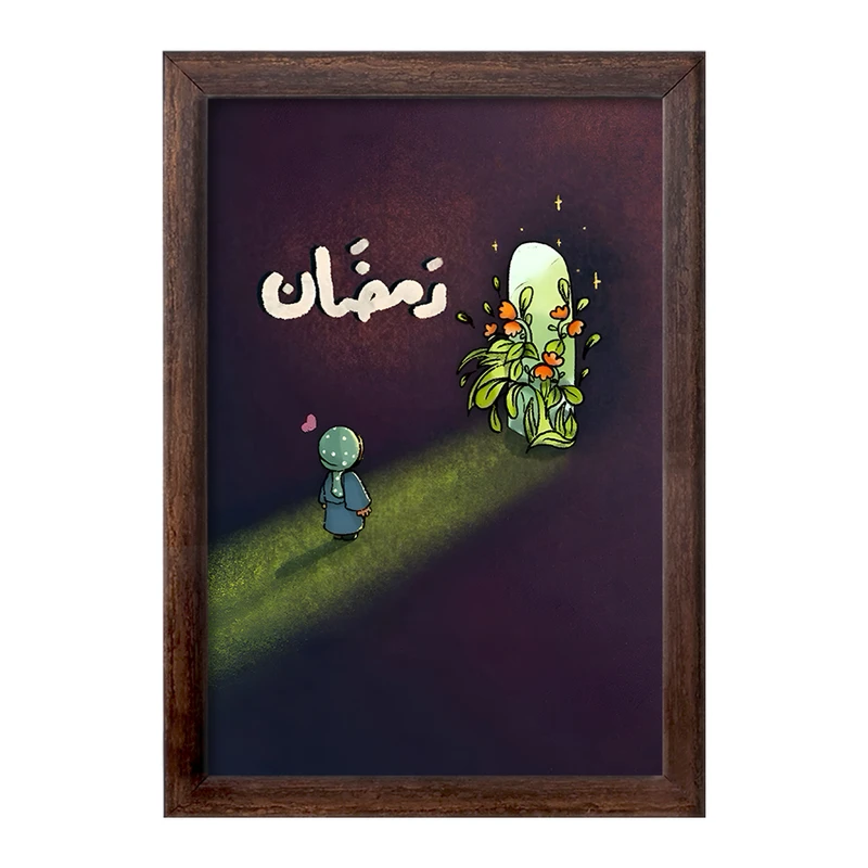تابلو خندالو طرح ماه رمضان کد F11623
