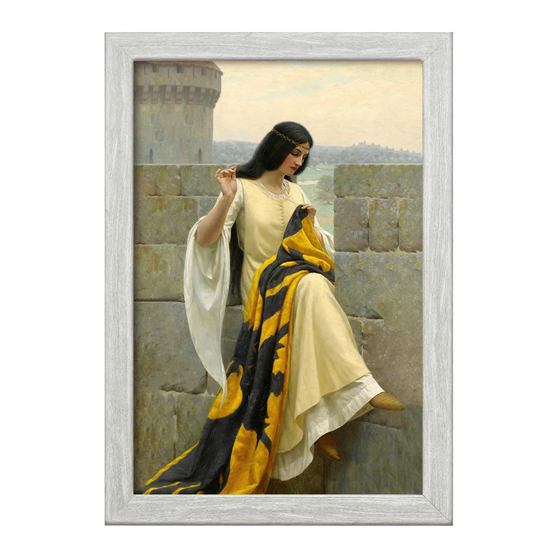 تابلو خندالو طرح نقاشی دوخت استاندارد اثر ادموند بلر لیتون کد F12463