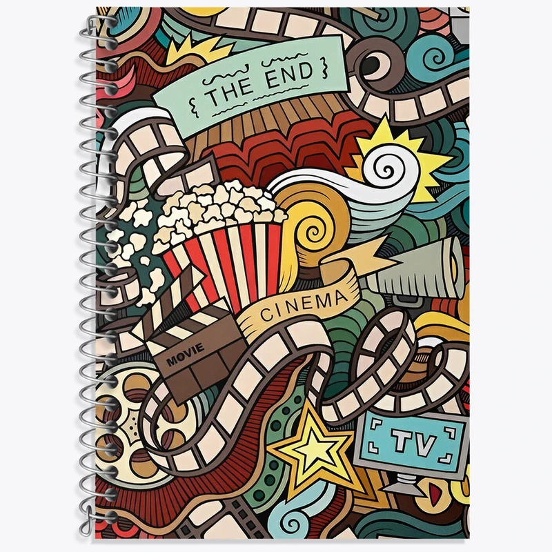 دفتر نت موسیقی 50 برگ خندالو طرح پترن سینمایی کد N8545