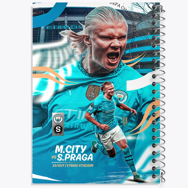 دفتر مشق 50 برگ خندالو طرح ارلینگ هالند (Erling Haaland) کد F13510