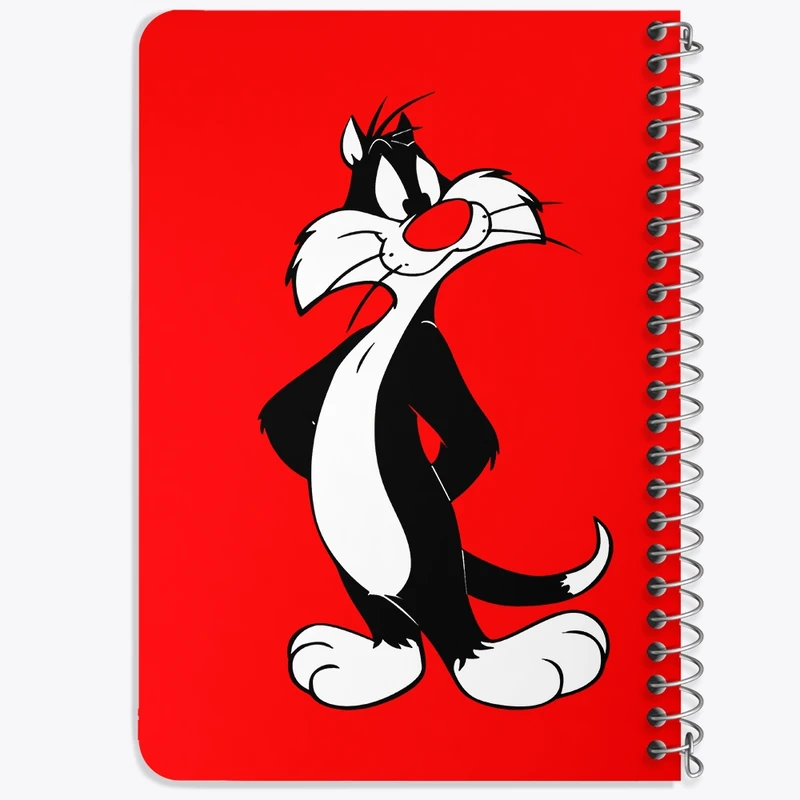 دفتر یادداشت 50 برگ خندالو طرح سیلوستر (Sylvester) کد N5752
