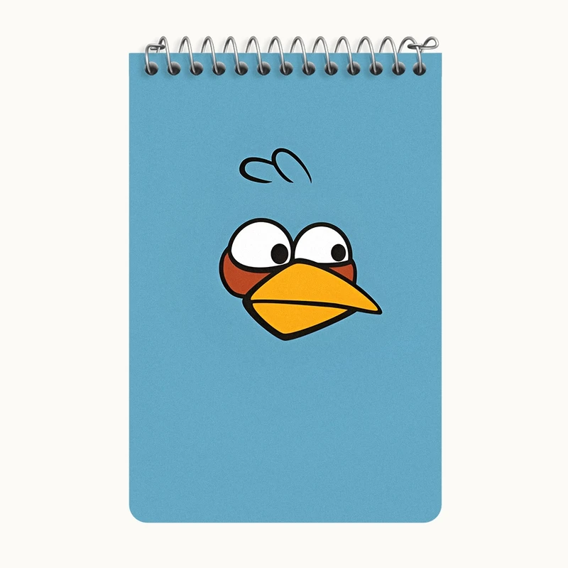 دفتر یادداشت 50 برگ خندالو طرح پرندگان خشمگین کد F3305