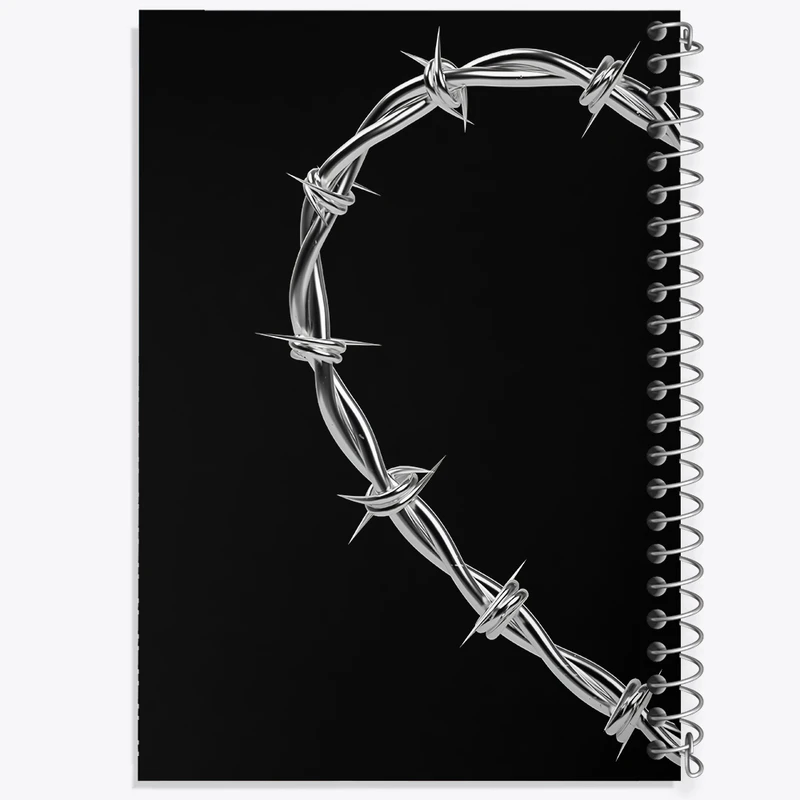 دفتر نقاشی 50 برگ خندالو طرح قلب کد F3870