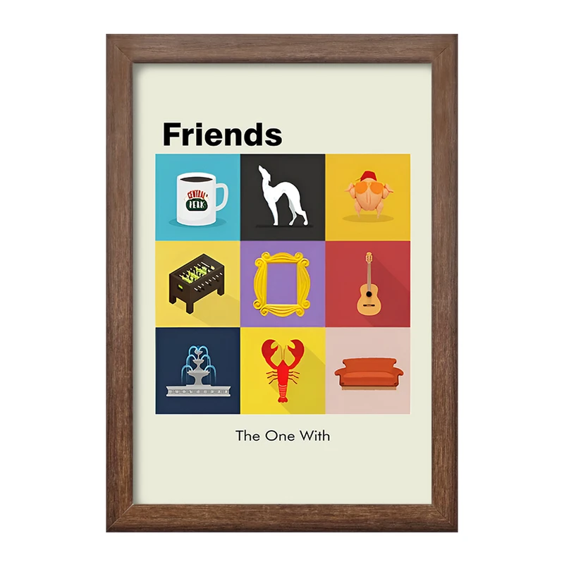 تابلو خندالو طرح فرندز (Friends) کد F13806