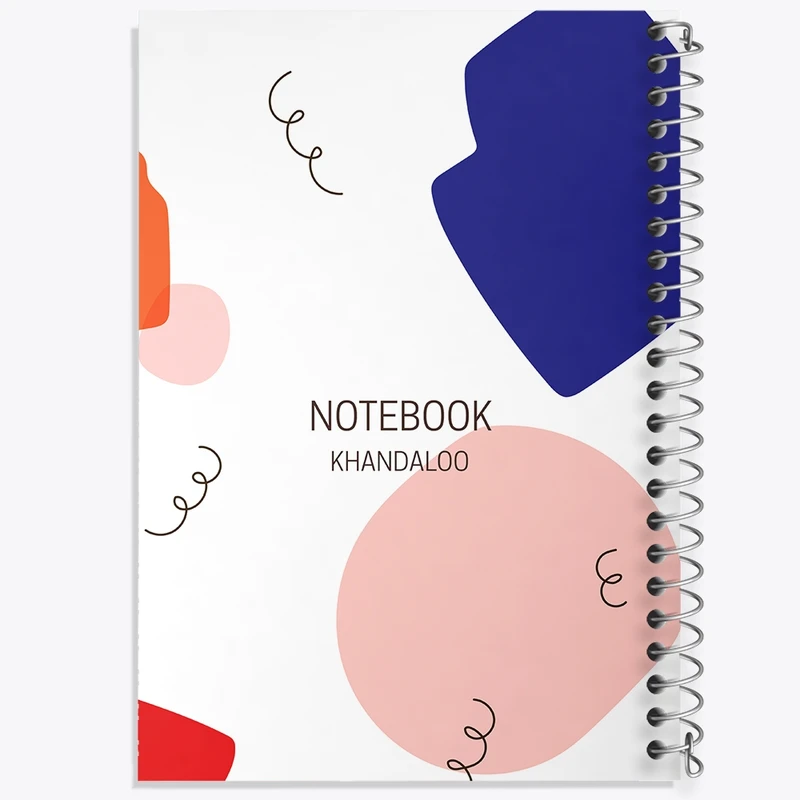 دفتر طراحی 50 برگ خندالو طرح انتزاعی کد N154