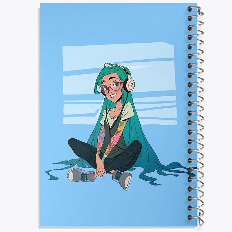 دفتر نقاشی 50 برگ خندالو طرح دخترانه کد N6982