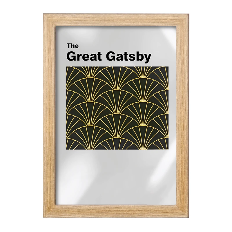 تابلو خندالو طرح گتسبی بزرگ (The Great Gatsby) کد F13804