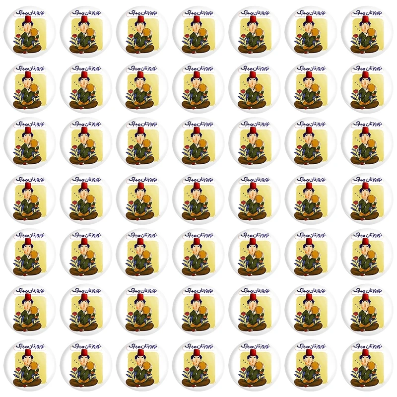 مگنت خندالو مدل عید نوروز و سال نو کد 38296 مجموعه 49 عددی