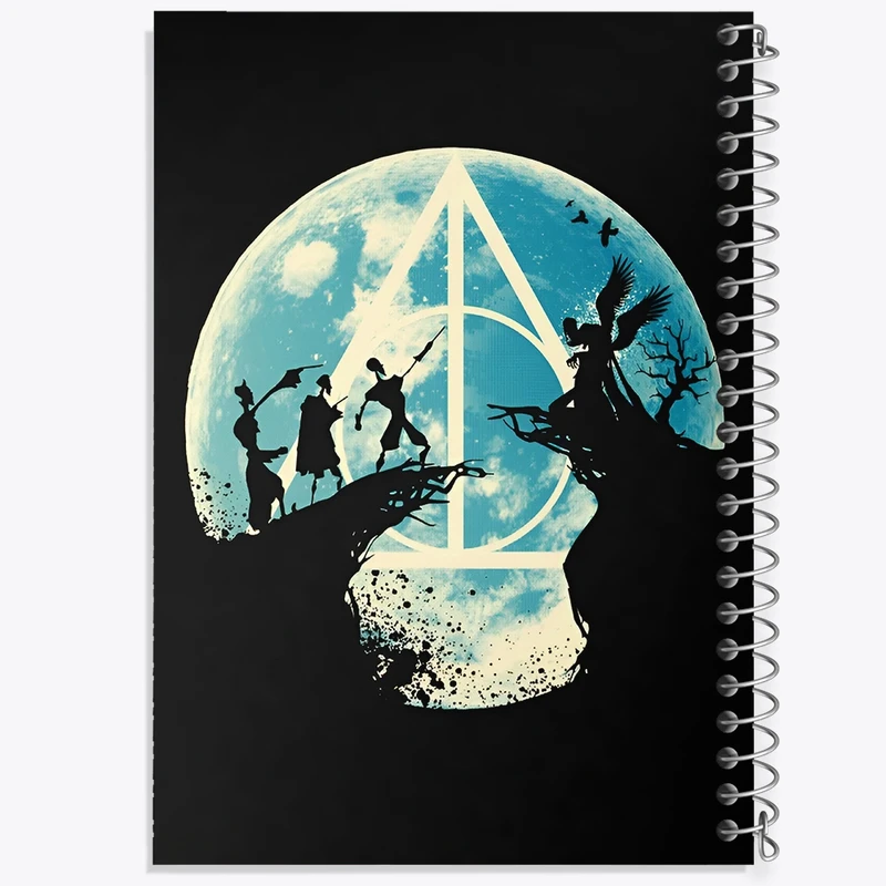 دفتر طراحی 50 برگ خندالو طرح هری پاتر (Harry Potter) کد F10161