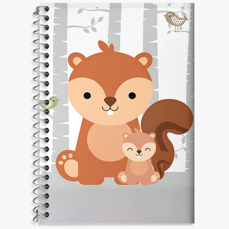 دفتر نت موسیقی 50 برگ خندالو طرح سنجاب بامزه کد F3175