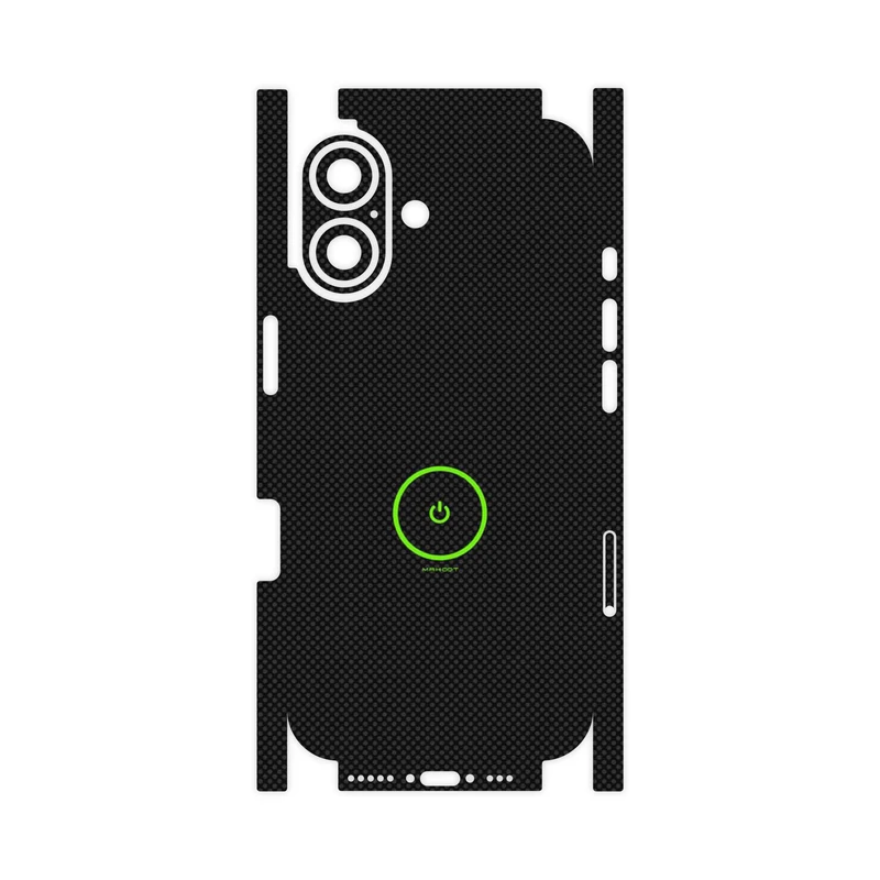 برچسب پوششی ماهوت مدل Minimal Power Button-FullSkin مناسب برای گوشی موبایل اپل iPhone 17