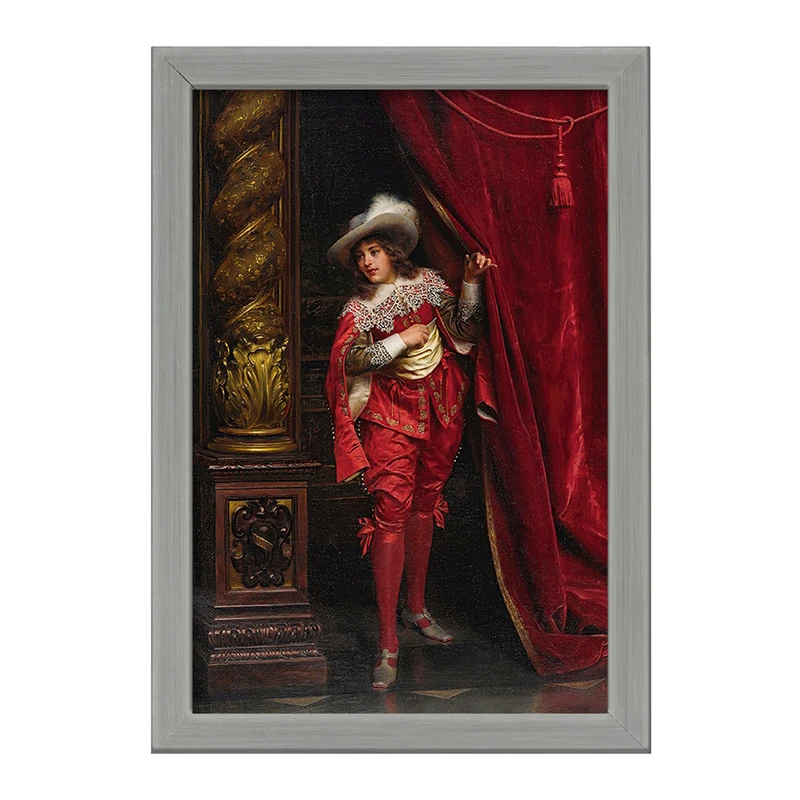 تابلو خندالو طرح نقاشی شوالیه اثر فردریک سولاکروا کد F12137