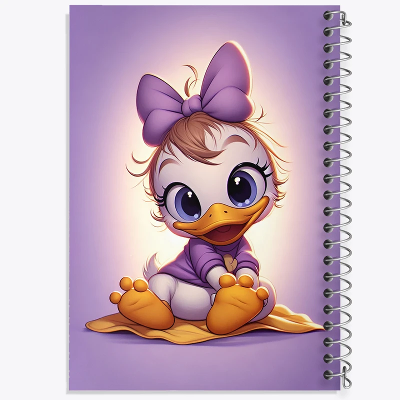 دفتر مشق 100 برگ خندالو طرح اردک بامزه کد F12658